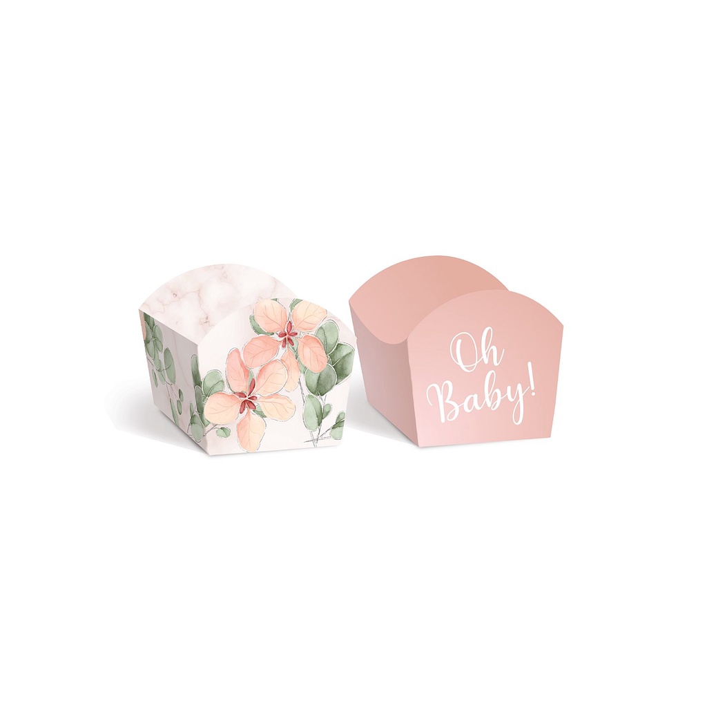 Forminha para Doces Composê - Festa OH Baby Girl - 24 unidades - Cromus - Rizzo em Oferta na Shopee