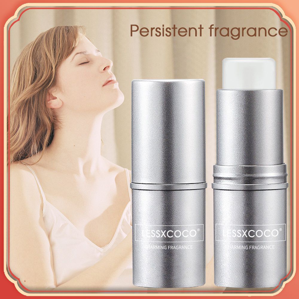 EFICAZ Lessxcoco Solid Balm Perfume stick Portátil de longa duração Homens e mulheres namoro perfume Textura leve não gordurosa e não pegajosa Pomada sólida