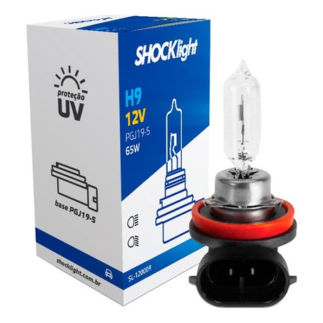 LAMPADA HALOGENA STANDART H9 12V 65W SHOCKLIGHT SL-1290009