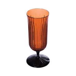 Taça Coquetel Lapidada 300 ml Caramelo