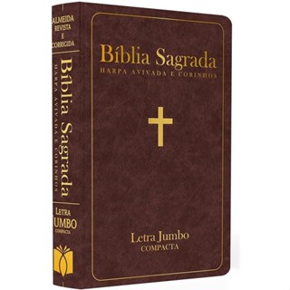 Bíblia Sagrada Com Harpa Avivada/Corinhos, Arc, letra Jumbo