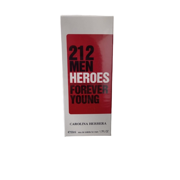 Perfumes masculinos Importador 212 Heroes Branco Carolina Herrera 50 ml Perfume Importador Masculino EDT