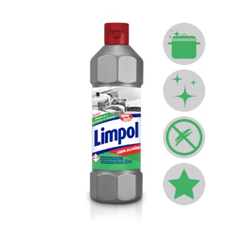 Limpa Aluminio 500Ml Limpol Facilidade Eficiencia Bombril em Oferta na Shopee