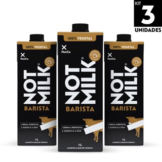 Kit 3x Bebida Vegetal NotCo NotMilk Barista 1L