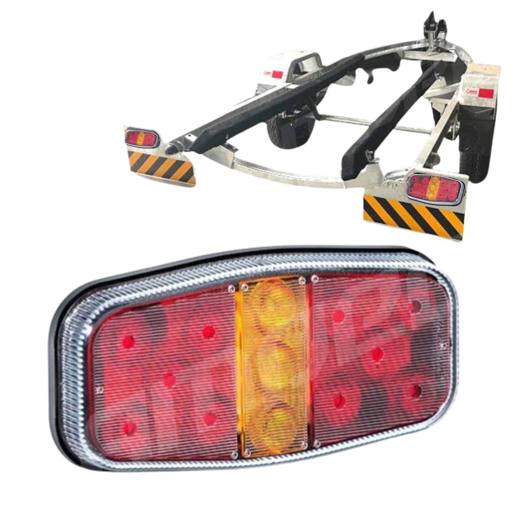 Lanterna Carretinha Canoinha Reboque Led 12v Prova de Agua em Oferta na Shopee