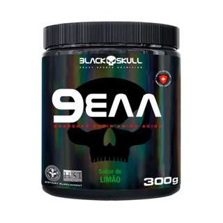 Suplemento com Aminoácidos 9EAA pote de 300g Sabor Limão - Black Skull