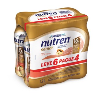 Nutren Senior Mix de Frutas Suplemento Alimentar 200ml cada Leve 6 Pague 4