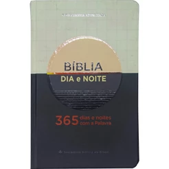 Bíblia 365 | Devocionais 365 dias e noites com a Palavra de Deus | Capa Dura Azul