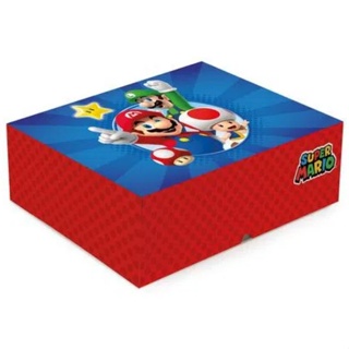 Cesta na Caixa Super Mario - 33x23x10cm - 01 unidade - Cromus - Rizzo em Oferta na Shopee