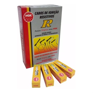 Jogo Cabos Ngk E Jogo Velas Ngk Palio Siena 1.3 8v 2 Bobinas em Oferta na Shopee