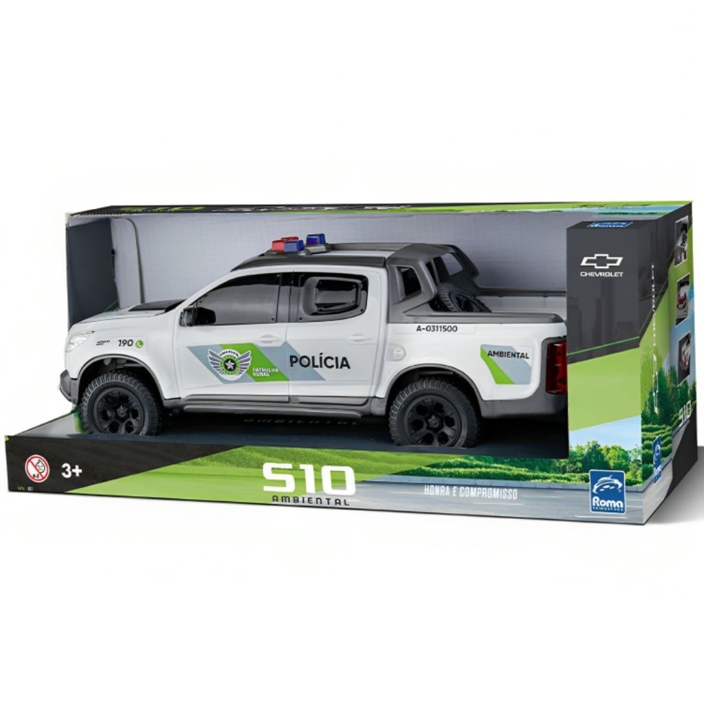 Carrinho De Resgate S10 Polícia Ambiental 1151 - Roma em Oferta na Shopee