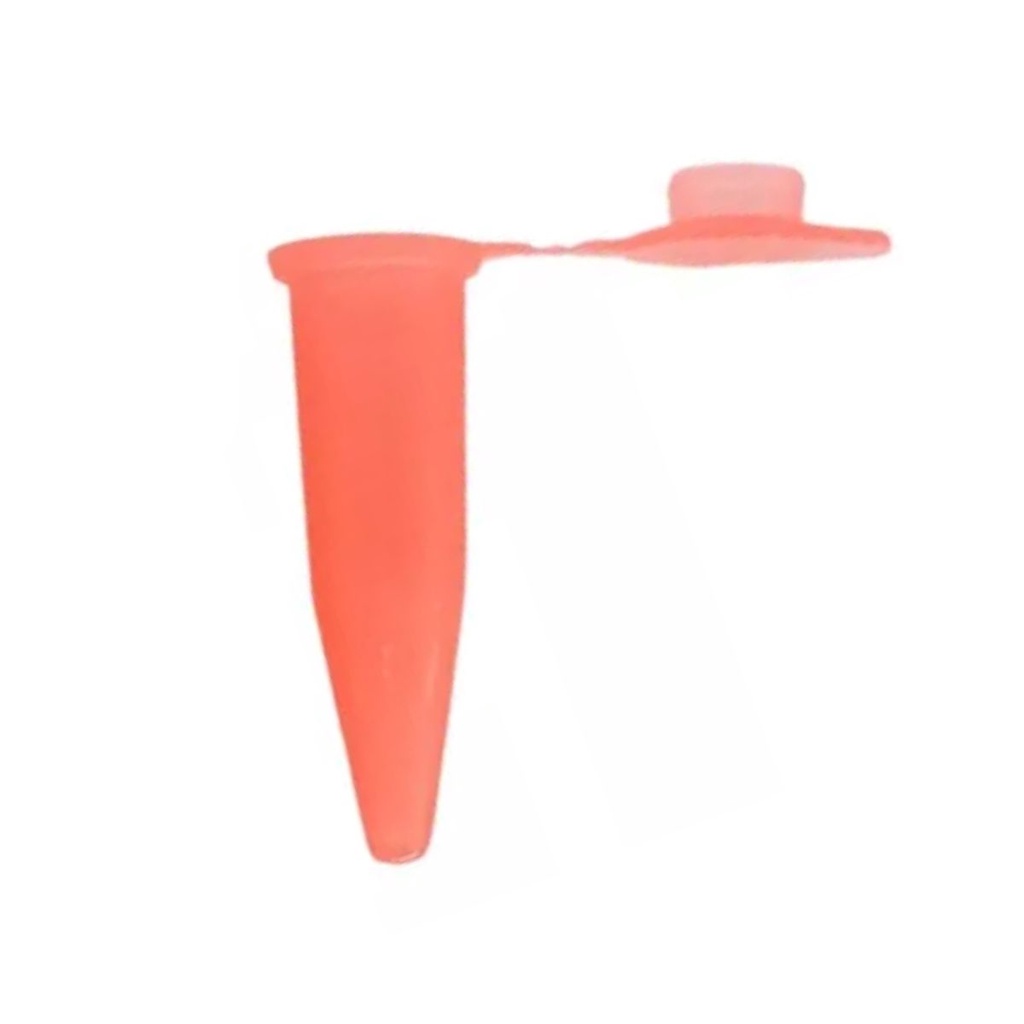 Microtubo 0,9ml Vermelho C/1000 Unidades