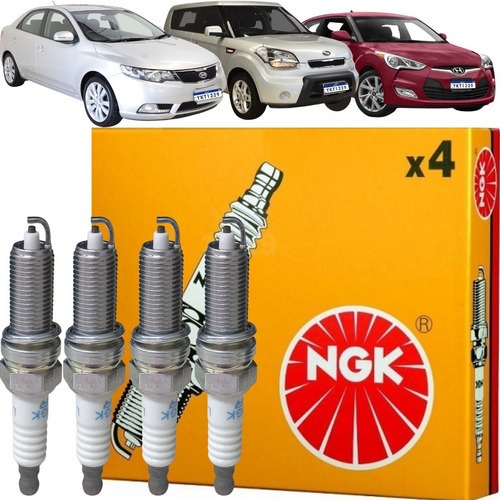 Jogo Vela Original Ngk Veloster Cerato Soul Gasolina 1.6 16v em Oferta na Shopee
