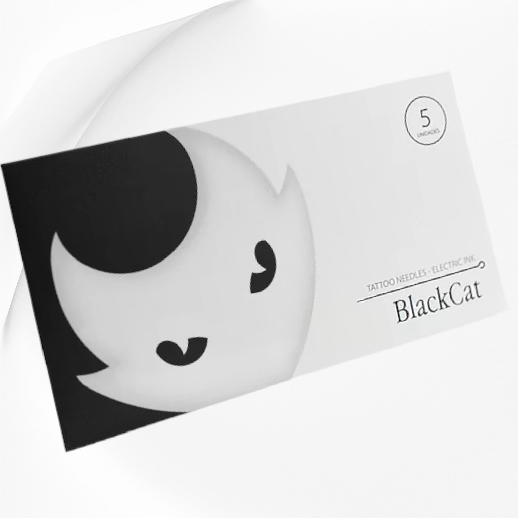 Caixa 5UN Agulhas Black Cat - Electric Ink - Traço E Pintura