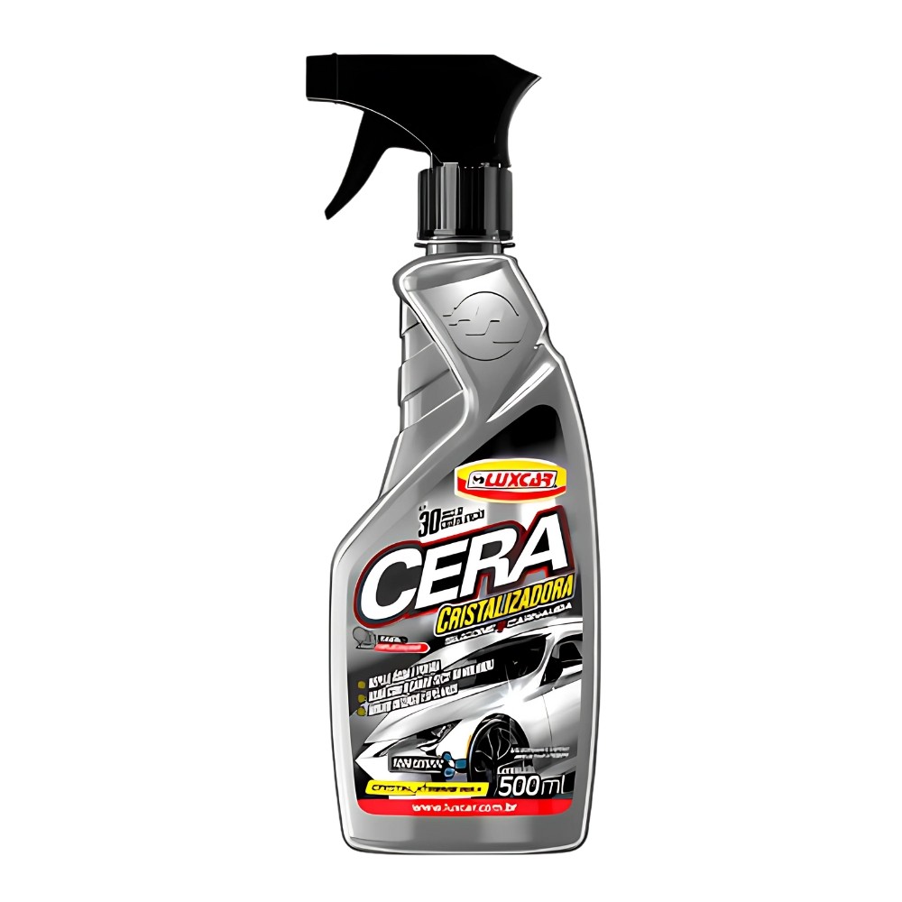 CERA CRISTALIZADORA 500 ML GATILHO 4777 LUXCAR em Oferta na Shopee