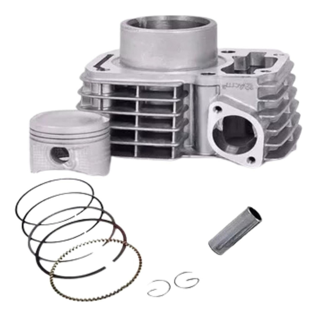 Kit Cilindro Pistão Aneis Motor Titan 125 Fan 2009 Em Diante