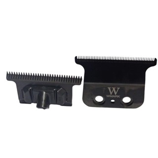 Lamina Aco Inoxidavel Wmark 325 Dupla DLC Preto Acabamento em Oferta na Shopee