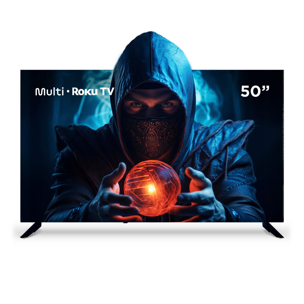 Smart TV DLED 50 4K Multi Roku 4HDMI 2USB Wi-Fi em Oferta na Shopee