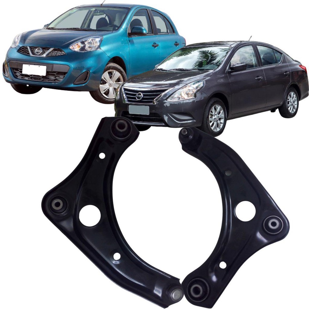 Par Bandejas Dianteira Com Pivô March Versa 2011 a 2020 Nakata em Oferta na Shopee