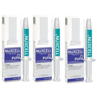 Kit 3 Nuxcell Pufa  Imunidade Suplemento Vitamínico Biosyn em Oferta na Shopee