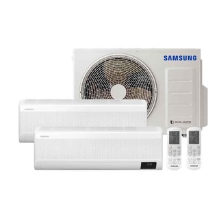 Ar Condicionado Multi Bi Split Samsung Wind Free 18000 BTUs (1x9000+1x12000) Quente e Frio Inverter 220V AJ050AXJ2KH/AZ em Oferta na Shopee