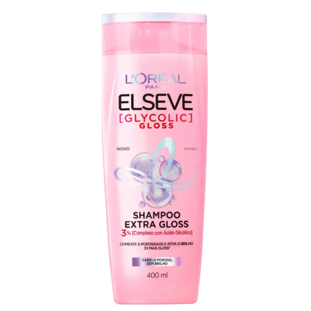 Shampoo L`oréal Paris Elseve Glycolic Gloss 400ml
