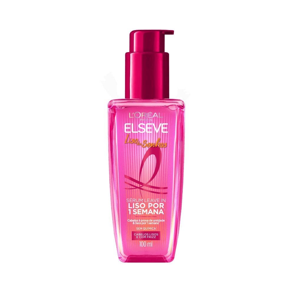 Sérum Elseve Liso Dos Sonhos AHA + Queratina Vegetal 100ml
