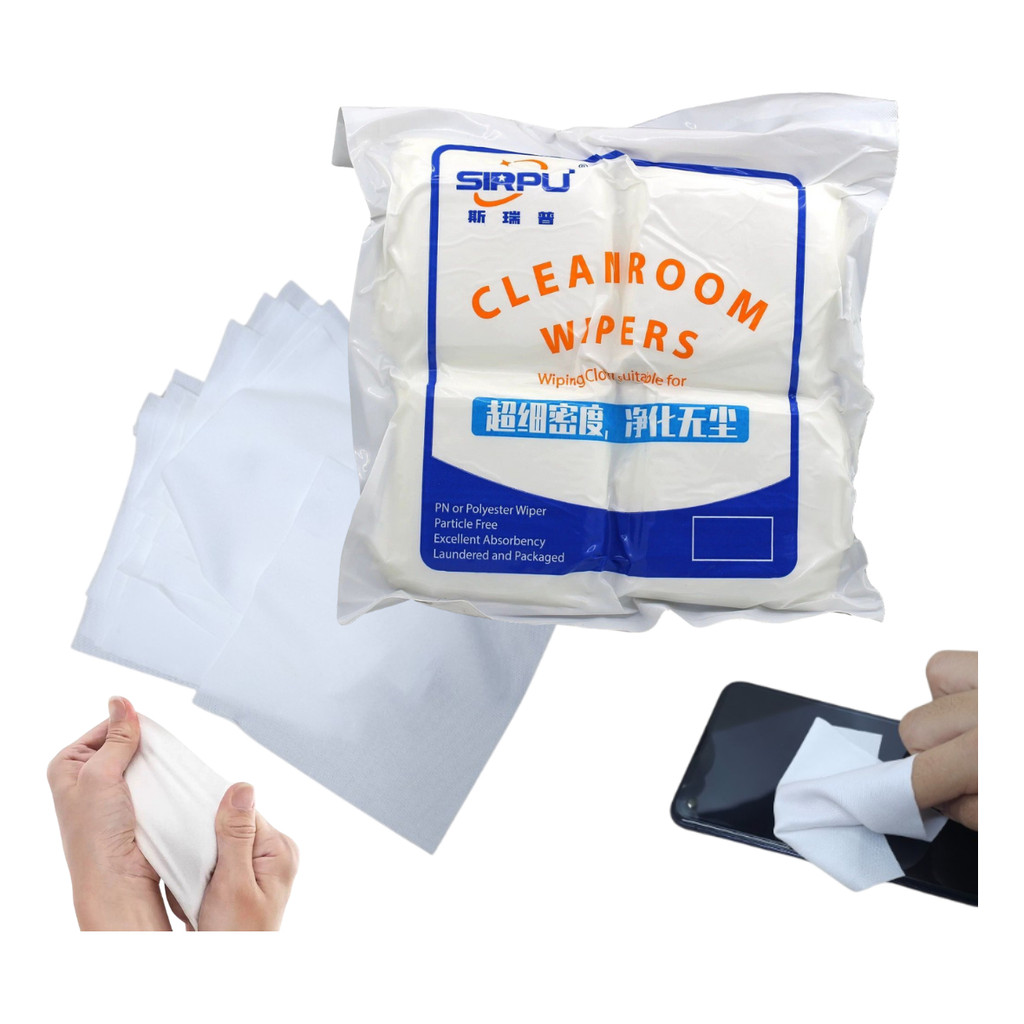 400 Pano Limpeza Tela Lcd Placa Lente Eletrônicos Microfiba