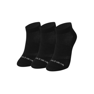 Kit 3 Meias Cano Curto Polo Wear Preto