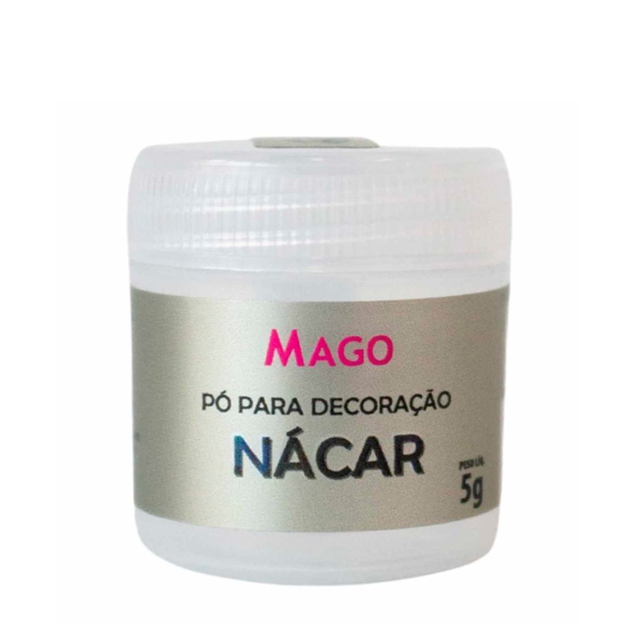 Pó para Decoração Nacar 5g - 1 Unidade - Mago - Rizzo - Food & Beverages