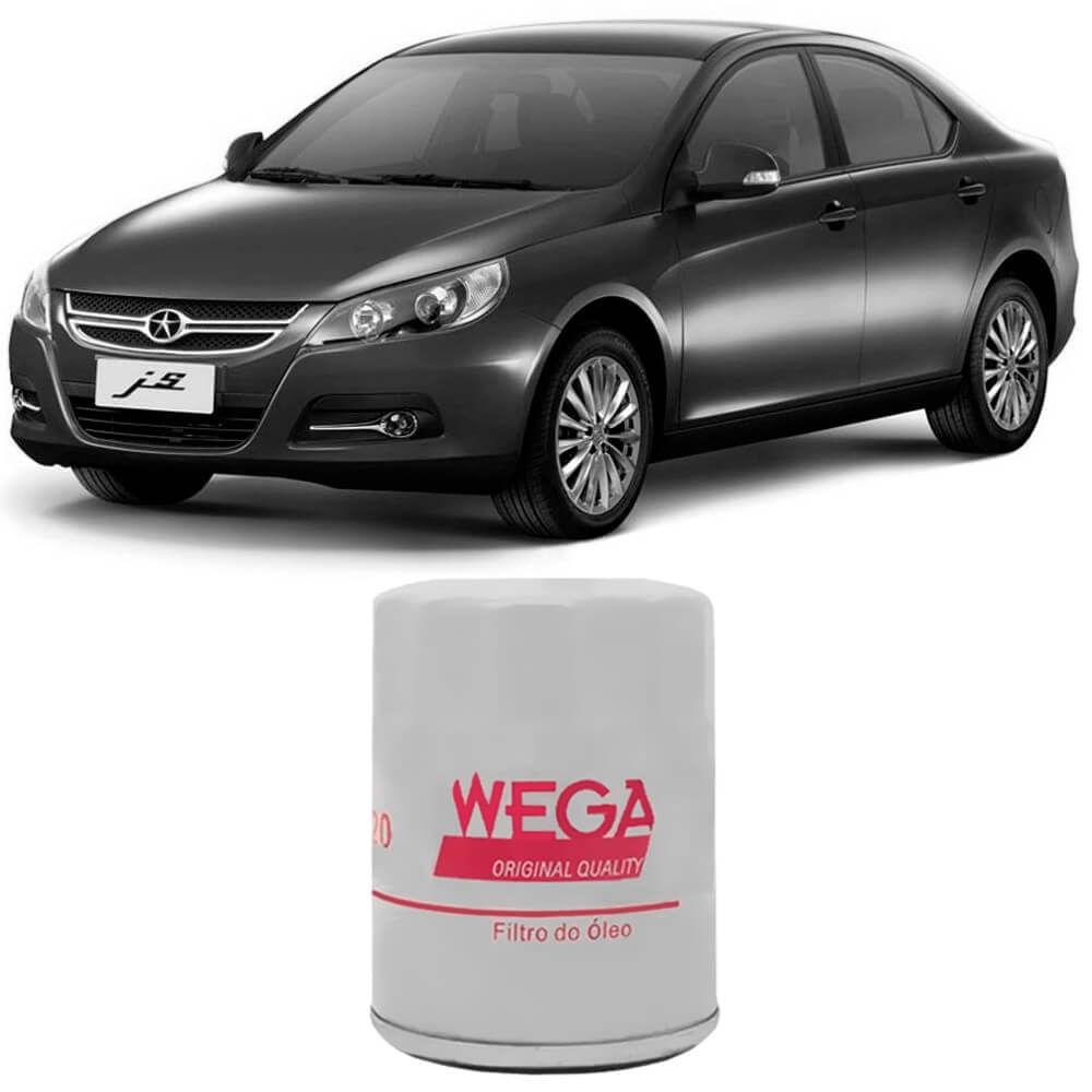 Filtro Óleo Jac J5 1.5 2012 A 2016 Wega