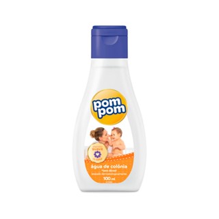 Água de Colônia Infantil Pom Pom Cheiro Suave de Bebê Zero Álcool 100ml