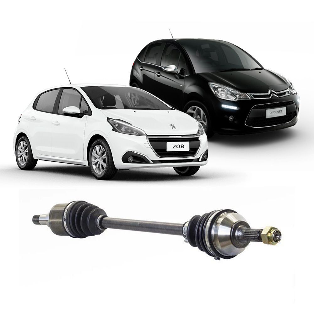 Semi Eixo Peugeot 208 1.5 Citroen C3 1.5 Manual 2013 2014 2015 2016 2017 2018 2019 2020 - Lado Esquerdo