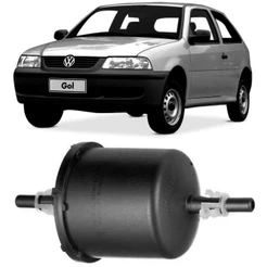 Filtro Combustível Volkswagen Gol G3 99 A 2005 Gas Tecfil