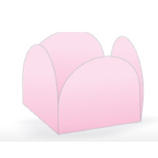 KIT  Forminhas Rosa Claro Para Doces 4 Pétalas 3,3X3,3X2,2  10.9 (Nc Toys Simples) em Oferta na Shopee