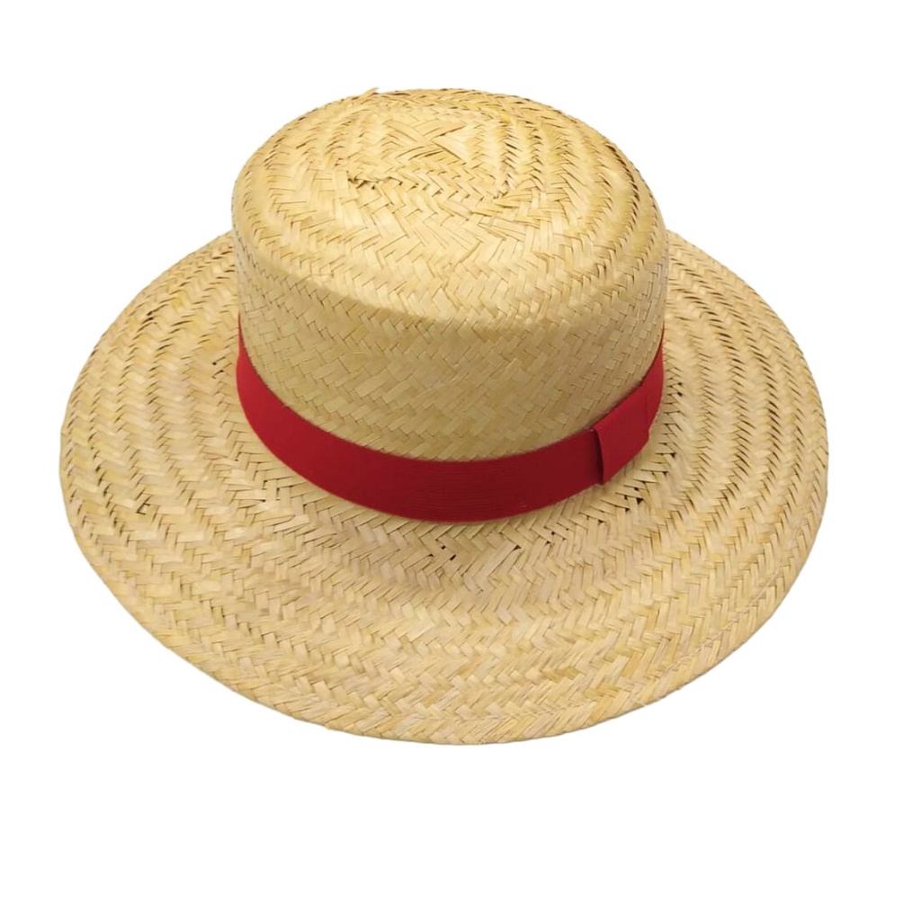 Chapéu De Palha Luffy One Piece Juvenil Adulto Palha Natural Cosplay Anime