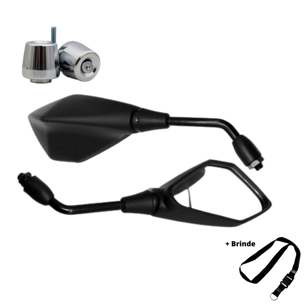 Retrovisor Kawasaki Z400 Rosca Honda E Peso De Guidão Pcx