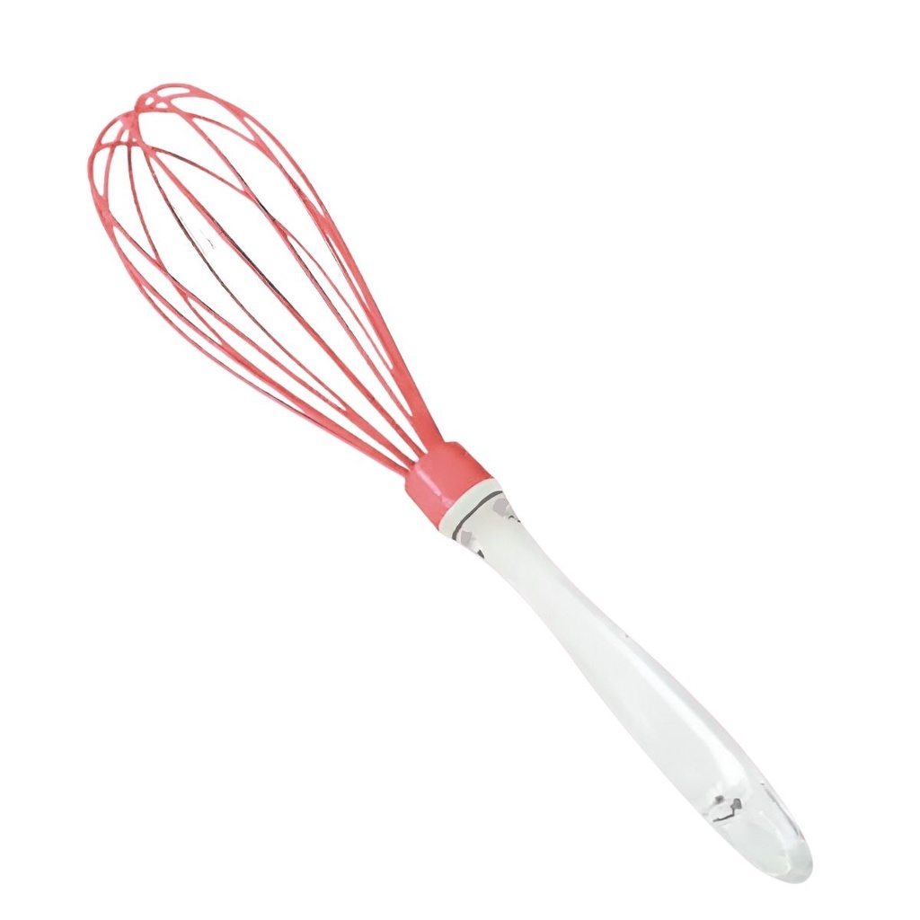 03 Batedor Clara Ovo Fuê Fouet Silicone Bolo Massas Cozinha