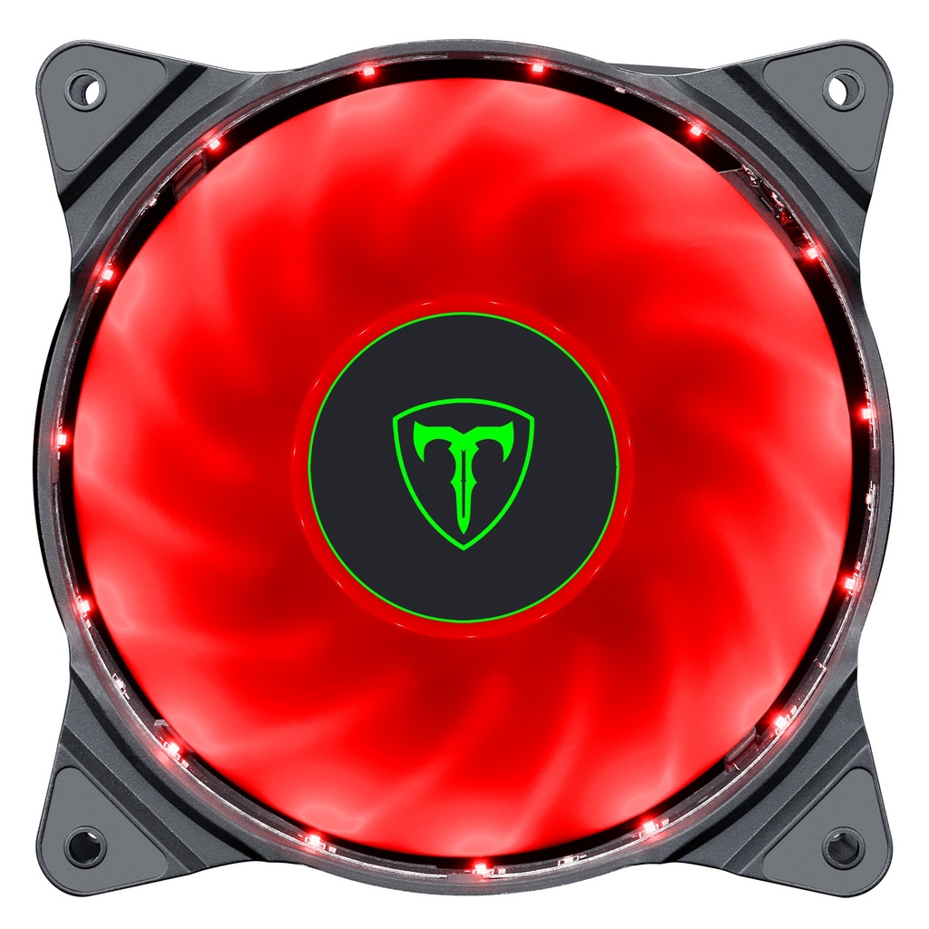 Cooler Fan Led 120mm Vermelho T-Dagger  Ventoinha Gabinete Pc Gamer
