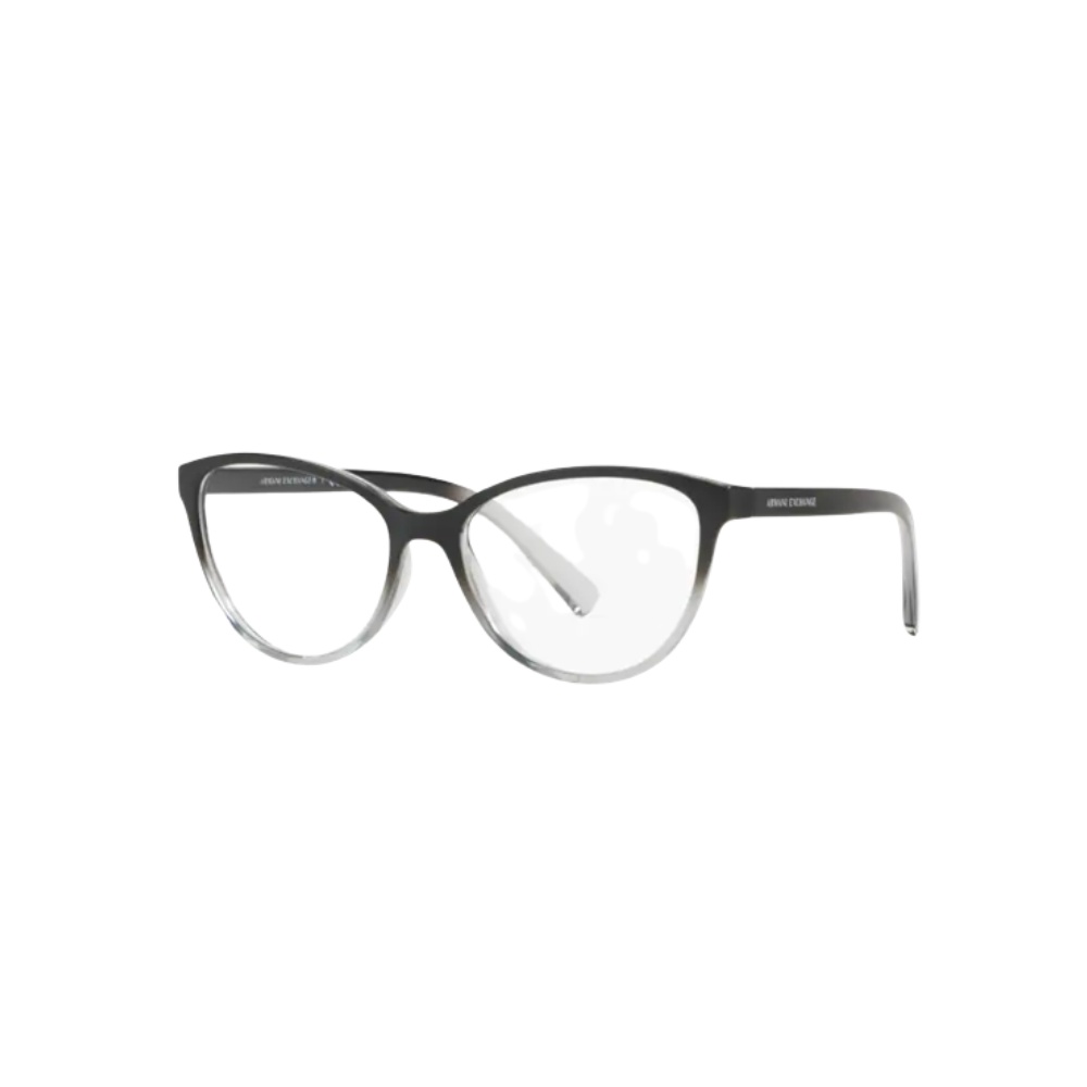 Armação de Grau Armani Exchange Preto Cinza 0AX3053 8255  53