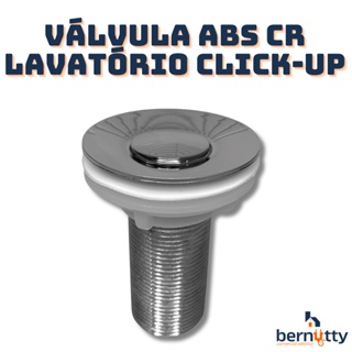 Válvula Abs Click-Up Interno Cromado Pia Lavatório Cuba 7/8 em Oferta na Shopee