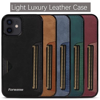 Compatível Para iPhone 7 8 Plus XR XS X 12 12Pro 11 11Pro Max SE Luxo Capa De Couro Slim À Prova De Choque