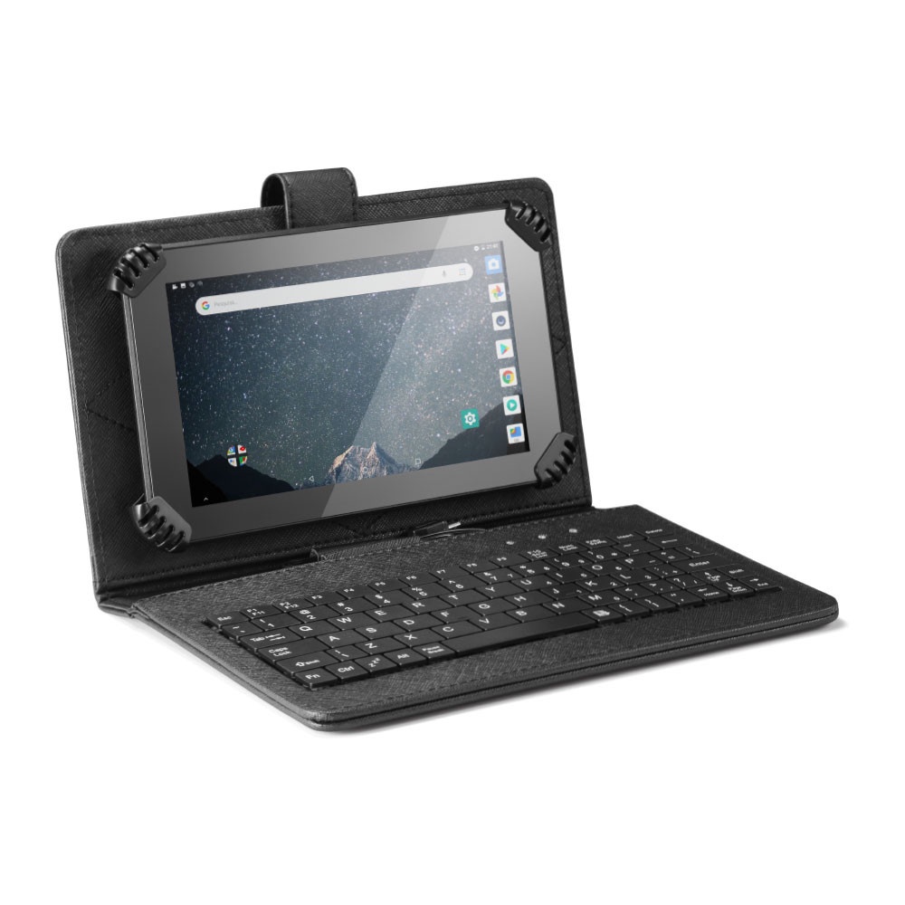 Capa Teclado para Tablet 7/8pol. USB Tipo C Preto Multi - NB407