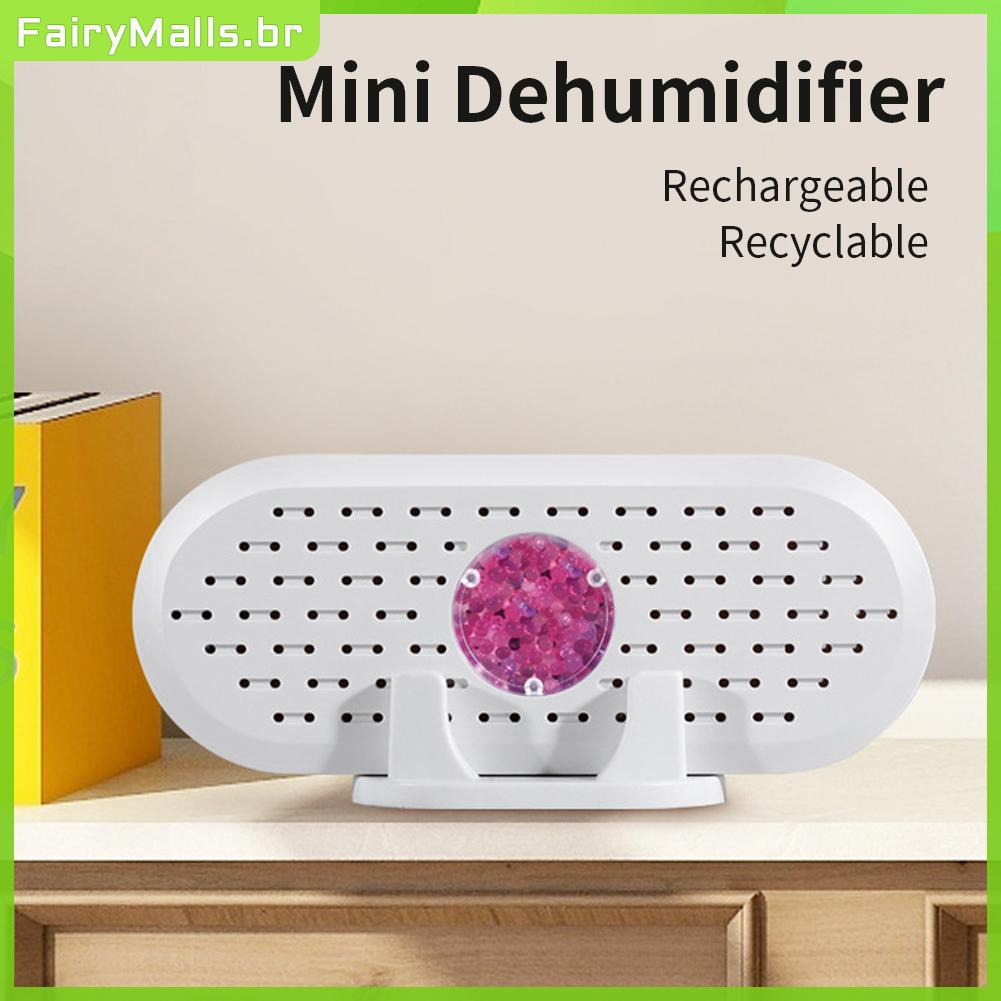 FairyMalls Mini Secador De Ar Reutilizável Desumidificador Portátil Absorvente De Umidade USB Carregando Máquina Para Armário De Calçados