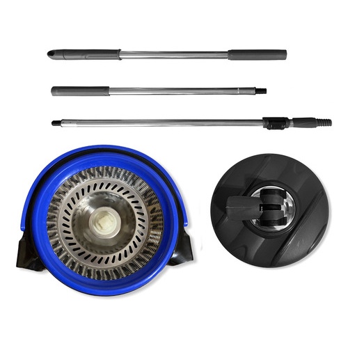 Kit Reposição Perfect Mop Pro 360 Cabo + Base + Centrifuga