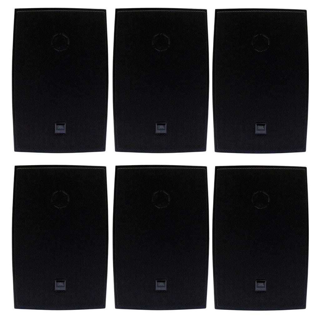 Kit 6 Caixas JBL C521P Passiva Preta - 40 Watts RMS