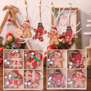 Produtos Para Decoração Da Casa De Natal/12Pcs Pão De Gengibre Homem Ornamentos Decorações Árvore Pingentes Tradicionais De Bonecas/Decorativo