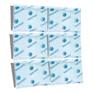 Gelo Artificial Reutilizável Flexível Bolsa Térmica Kit 6 Un em Oferta na Shopee