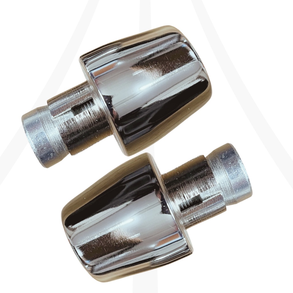 Par Peso Cromado P/ Guidão Oco Com Fixador  Pcx 150 Universal em Oferta na Shopee