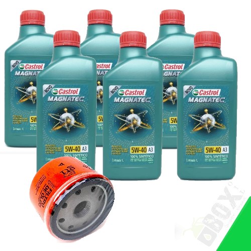 KIT TROCA DE ÓLEO 5W40 A3/B4 CASTROL (SANDERO RS  2015 > 2021 2.0)